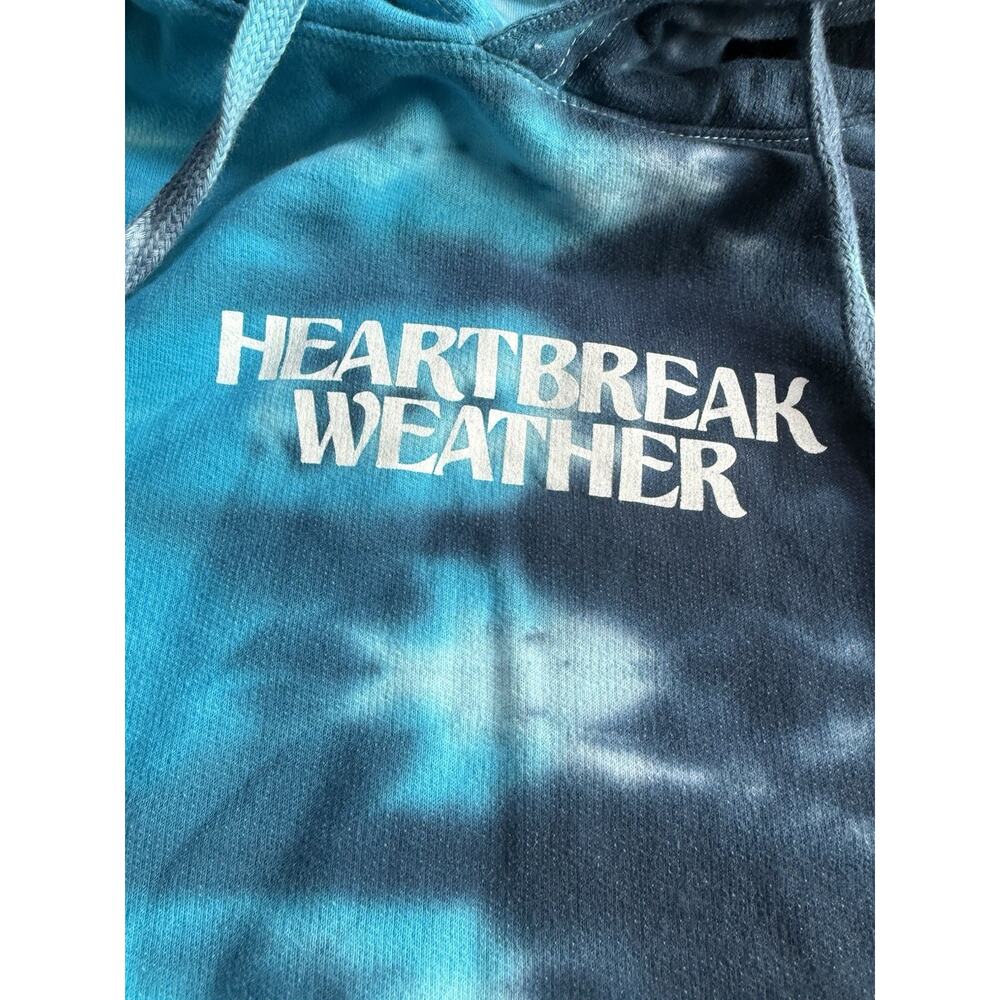 Niall Horan Heartbreak Weather UO Exclusive Tie Dye Hoodie Sweatshirt Blue S NWT - Picture 4 of 11
